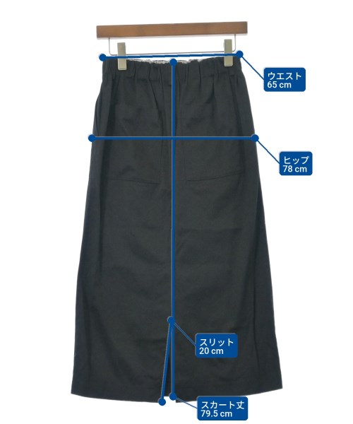 NICO,nicholson and nicholson（ニコニコルソンアンドニコルソン）ロング・マキシ丈スカート 黒 サイズ:38(M位) レディース/2200644328029