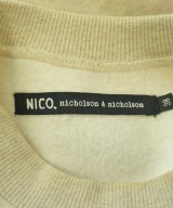 NICO,nicholson and nicholson（ニコニコルソンアンドニコルソン）スウェット 白 サイズ:38(M位) レディース/2200711252257