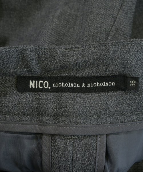 NICO,nicholson and nicholson（ニコニコルソンアンドニコルソン）その他 グレー サイズ:36(S位) レディース/2200702218095