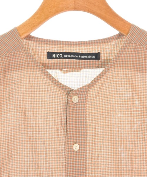 NICO,nicholson and nicholson（ニコニコルソンアンドニコルソン）カジュアルシャツ オレンジ サイズ:38(M位) レディース/2200667521032