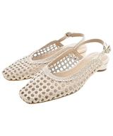 piche ABAHOUSE（ピシェアバハウス）パンプス ベージュ サイズ:EU38(24.5cm位) レディース/2200611768285