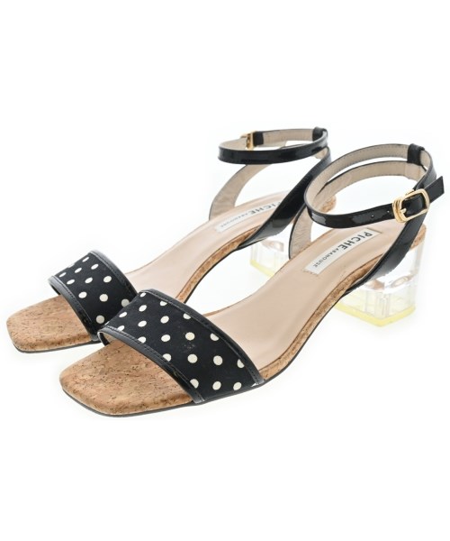 piche ABAHOUSE(ピシェアバハウス)サンダル 黒 サイズ:EU39(25.5cm位)/2200663247097