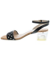 piche ABAHOUSE（ピシェアバハウス）サンダル 黒 サイズ:EU39(25.5cm位) レディース/2200663247097