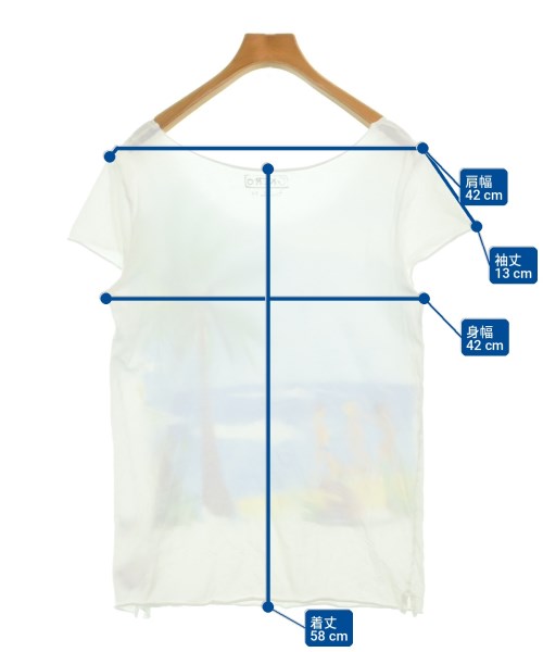 G.KERO（ジェケロ）Tシャツ・カットソー 白 サイズ:M レディース/2200716524038