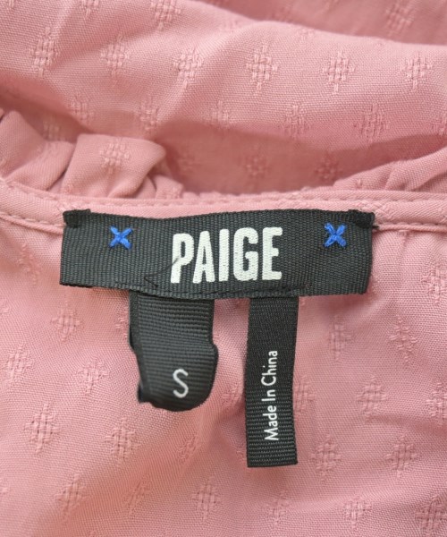 PAIGE（ペイジ）ブラウス ピンク サイズ:S レディース/2200657667108