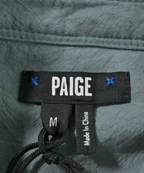 PAIGE（ペイジ）カジュアルシャツ 青 サイズ:M メンズ/2200657667221