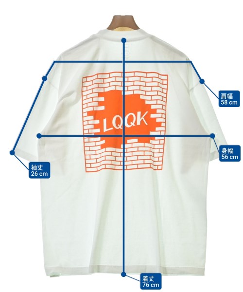 LQQK STUDIO（ルックスタジオ）Tシャツ・カットソー 白 サイズ:XL メンズ/2200641159022