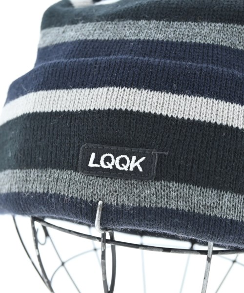 LQQK STUDIO（ルックスタジオ）ニットキャップ・ビーニー 紺 サイズ:- メンズ/2200643451209
