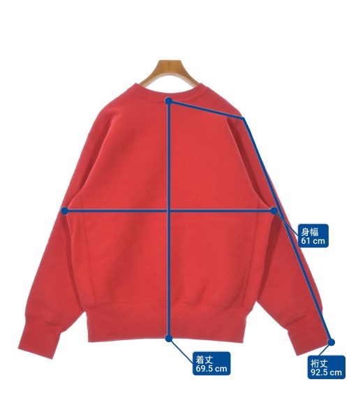 LQQK STUDIO（ルックスタジオ）スウェット 赤 サイズ:-(XL位) メンズ/2200643566026
