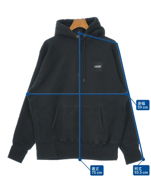 LQQK STUDIO（ルックスタジオ）パーカー 黒 サイズ:-(XL位) メンズ/2200643566033