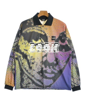 LQQK STUDIO 総柄 長袖ポロシャツ M ルックスタジオ LQQK STUDIO 総柄 長袖ポロシャツ M ルックスタジオ LQQK STUDIO 総柄