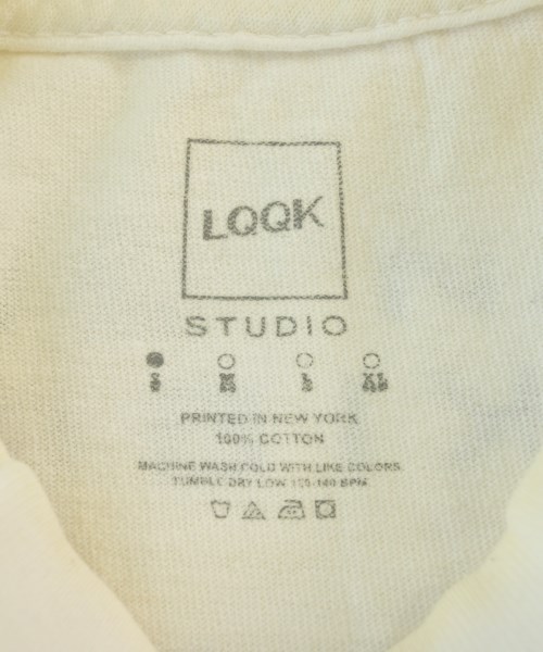 LQQK STUDIO（ルックスタジオ）Tシャツ・カットソー 白 サイズ:S メンズ/2200697767110