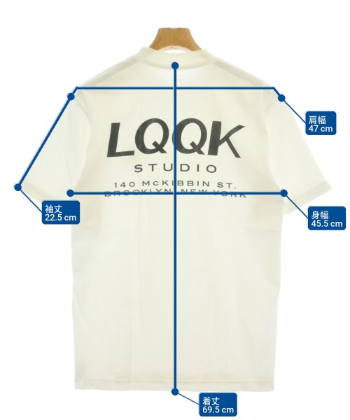 LQQK STUDIO（ルックスタジオ）Tシャツ・カットソー 白 サイズ:S メンズ/2200697767110