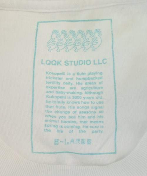 LQQK STUDIO（ルックスタジオ）Tシャツ・カットソー 白 サイズ:XL メンズ/2200696259128