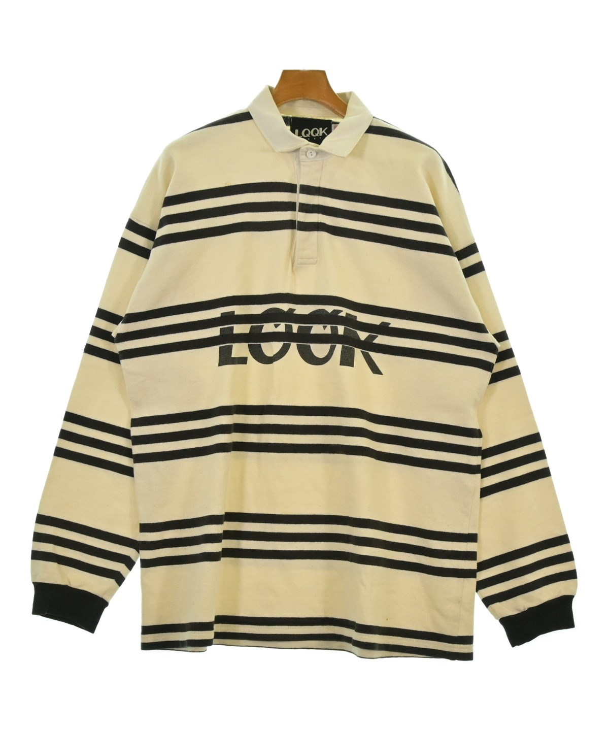 LQQK STUDIO（ルックスタジオ）ポロシャツ 白 サイズ:L メンズ