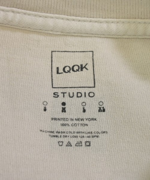 LQQK STUDIO（ルックスタジオ）Tシャツ・カットソー ベージュ サイズ:M メンズ/2200714474069