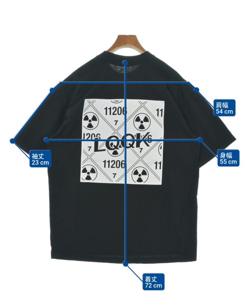 LQQK STUDIO（ルックスタジオ）Tシャツ・カットソー 黒 サイズ:L メンズ/2200647157039
