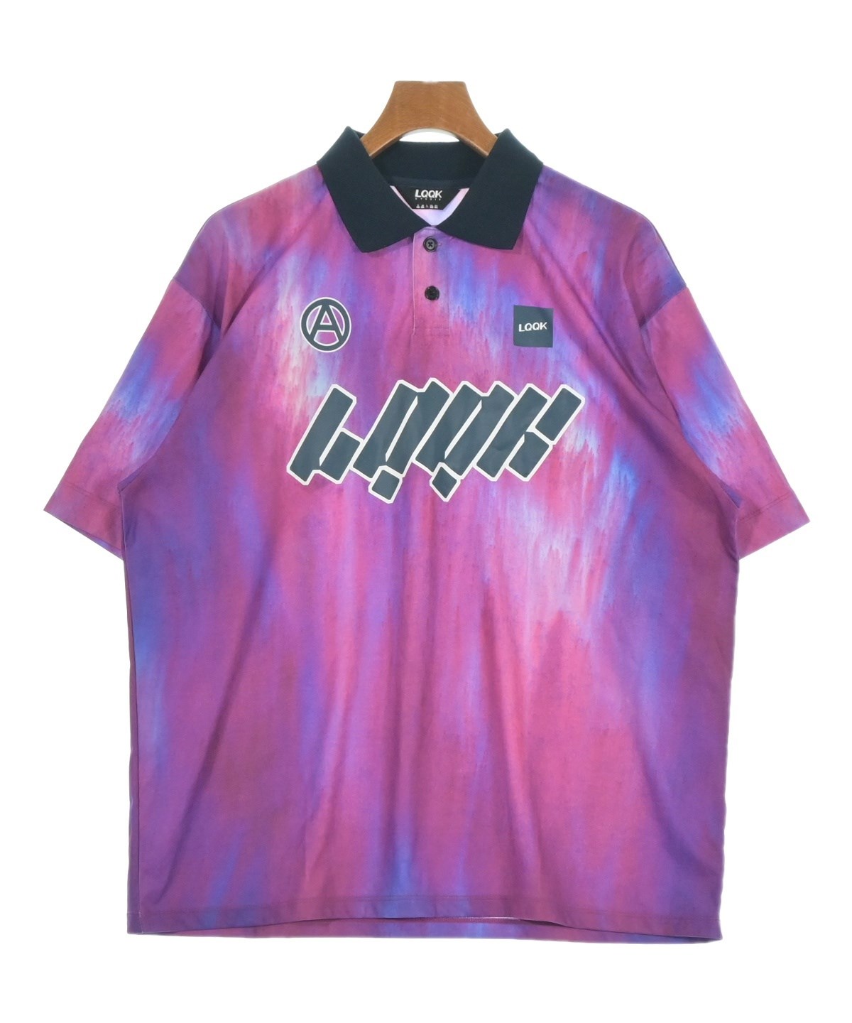 LQQK STUDIO（ルックスタジオ）ポロシャツ 紫 サイズ:L メンズ