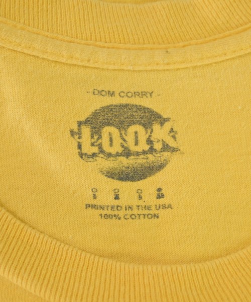 LQQK STUDIO（ルックスタジオ）Tシャツ・カットソー 黄 サイズ:XL メンズ/2200664630256
