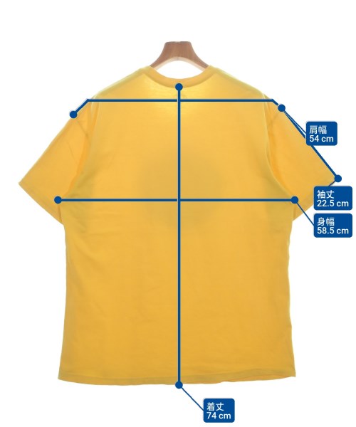 LQQK STUDIO（ルックスタジオ）Tシャツ・カットソー 黄 サイズ:XL メンズ/2200664630256