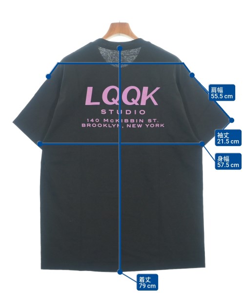 LQQK STUDIO（ルックスタジオ）Tシャツ・カットソー 黒 サイズ:XL メンズ/2200664630270