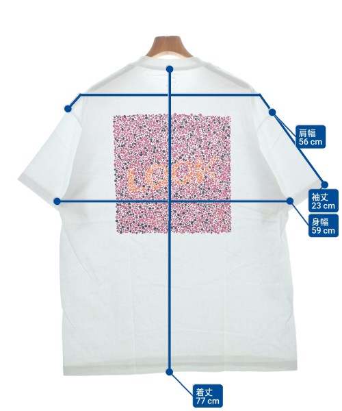 LQQK STUDIO（ルックスタジオ）Tシャツ・カットソー 白 サイズ:M メンズ/2200664630379