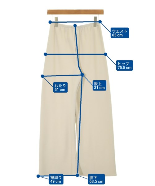 AP STUDIO（エーピーストゥディオ）スラックス ベージュ サイズ:34(XS位) レディース/2200623187142