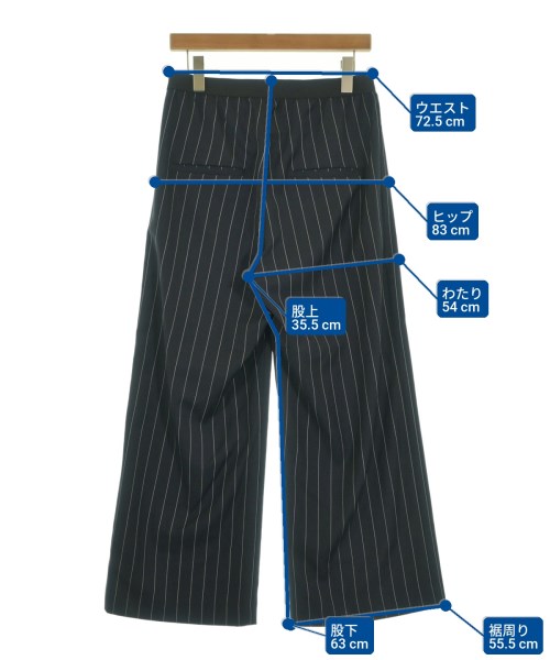 AP STUDIO（エーピーストゥディオ）スラックス 紺 サイズ:38(M位) レディース/2200638992052