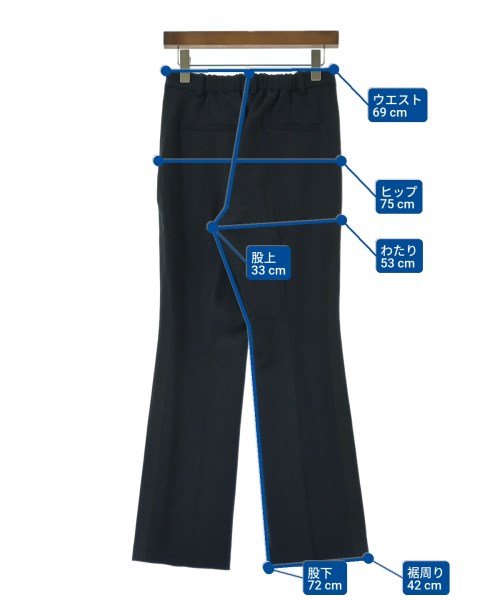 AP STUDIO（エーピーストゥディオ）スラックス 紺 サイズ:36(S位) レディース/2200639474052