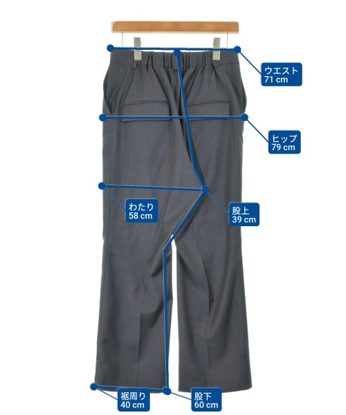 AP STUDIO（エーピーストゥディオ）スラックス グレー サイズ:38(M位) レディース/2200618375035