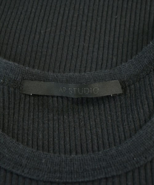 AP STUDIO（エーピーストゥディオ）Tシャツ・カットソー 黒 サイズ:-(XS位) レディース/2200691108049