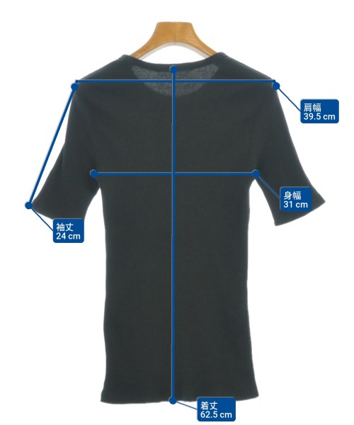 AP STUDIO（エーピーストゥディオ）Tシャツ・カットソー 黒 サイズ:-(XS位) レディース/2200691108049