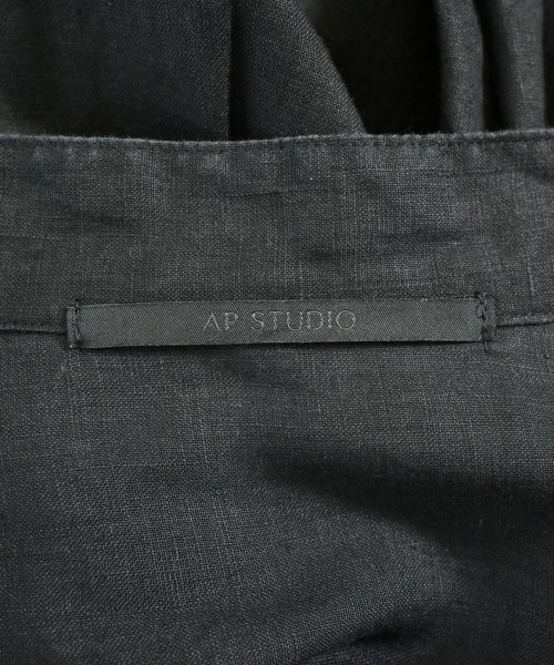 AP STUDIO（エーピーストゥディオ）シャツワンピース 黒 サイズ:-(M位) レディース/2200657783037