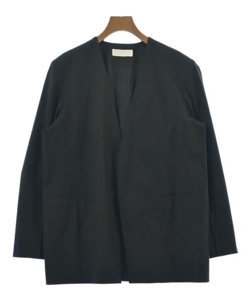 AP STUDIO(エーピーストゥディオ)ノーカラージャケット 黒 サイズ:38(M位)/2200656889099