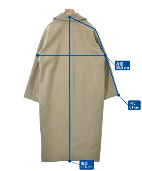 AP STUDIO（エーピーストゥディオ）チェスターコート ベージュ サイズ:36(S位) レディース/2200657935023