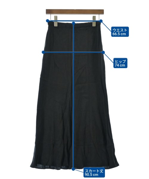 AP STUDIO（エーピーストゥディオ）ロング・マキシ丈スカート 黒 サイズ:36(S位) レディース/2200636454095