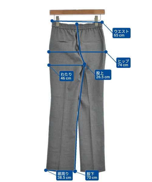 AP STUDIO（エーピーストゥディオ）スラックス グレー サイズ:34(XS位) レディース/2200636249059