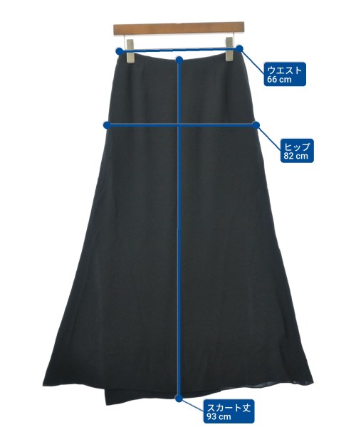 AP STUDIO（エーピーストゥディオ）ロング・マキシ丈スカート 黒 サイズ:36(S位) レディース/2200659559043