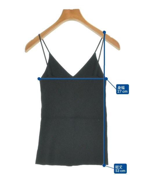 AP STUDIO（エーピーストゥディオ）キャミソール 黒 サイズ:-(XS位) レディース/2200672319082