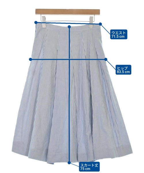 Umii 908（ウミ９０８）ロング・マキシ丈スカート 青 サイズ:3(L位) レディース/2200614420029