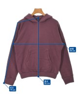 8100（エイティーワンハンドレッド）パーカー 赤 サイズ:XS レディース/2200631136330