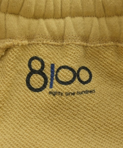8100（エイティーワンハンドレッド）スウェットパンツ 黄 サイズ:XS レディース/2200631136767