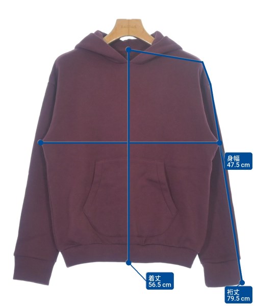 8100（エイティーワンハンドレッド）パーカー 赤 サイズ:XS レディース/2200631138419