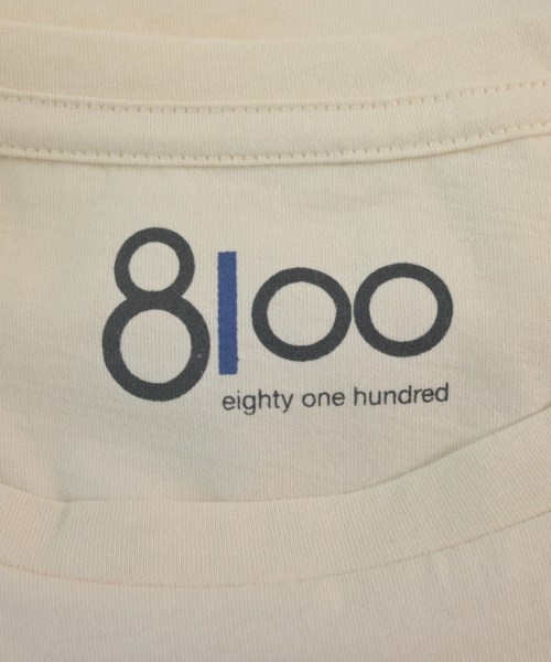 8100（エイティーワンハンドレッド）Tシャツ・カットソー 白 サイズ:XS レディース/2200631172444