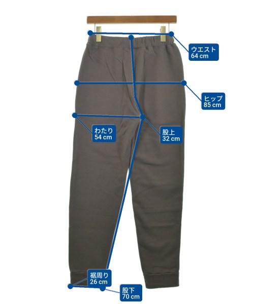 8100（エイティーワンハンドレッド）スウェットパンツ グレー サイズ:S レディース/2200631177982