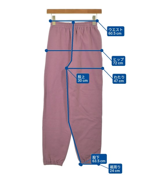 8100（エイティーワンハンドレッド）スウェットパンツ ピンク サイズ:XS レディース/2200631218562