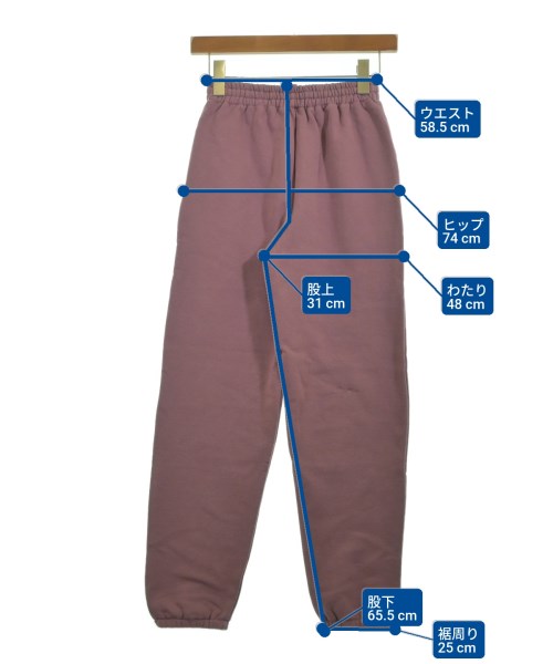 8100（エイティーワンハンドレッド）スウェットパンツ ピンク サイズ:XS レディース/2200631219316