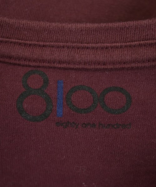8100（エイティーワンハンドレッド）Tシャツ・カットソー 赤 サイズ:XS レディース/2200724812240