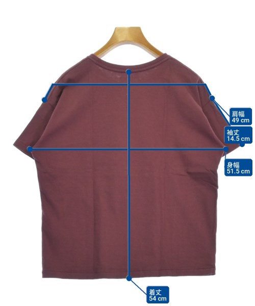 8100（エイティーワンハンドレッド）Tシャツ・カットソー 赤 サイズ:XS レディース/2200724812240