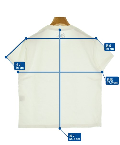 8100（エイティーワンハンドレッド）Tシャツ・カットソー 白 サイズ:S レディース/2200724038114